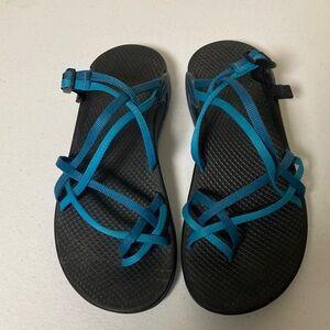 Chaco Women's Sandals - Teal and Black